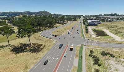 Mt Lindesay Highway Upgrade, Woodhill